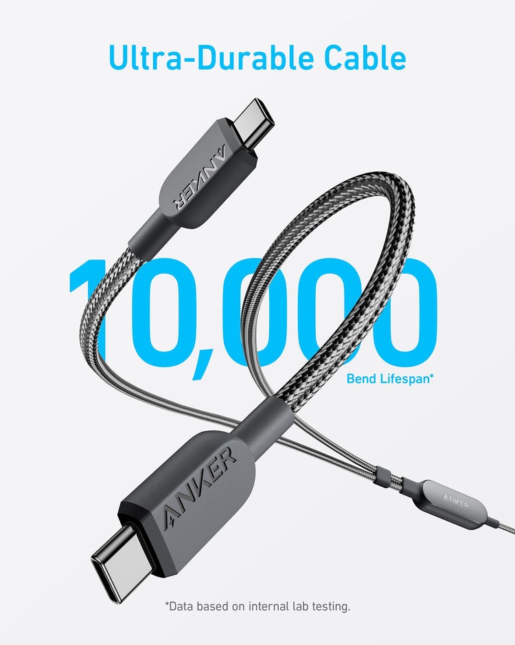 Anker 335 Wireless Charger ((3-in-1 Station) ケーブル 黒 | GC117601W8