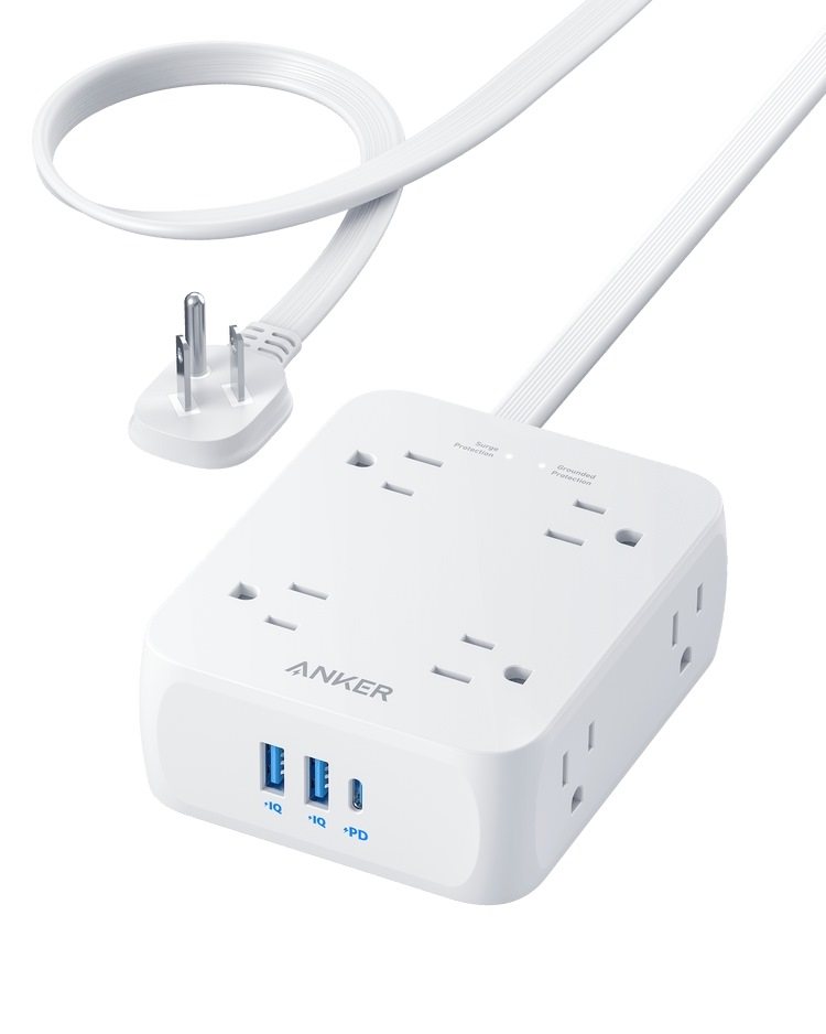 Anker 341 USB Power Strip AC Power 白 | LM634603W8