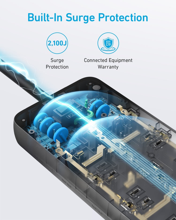 Anker 351 Power Strip AC Power 黒 | HR450275F0