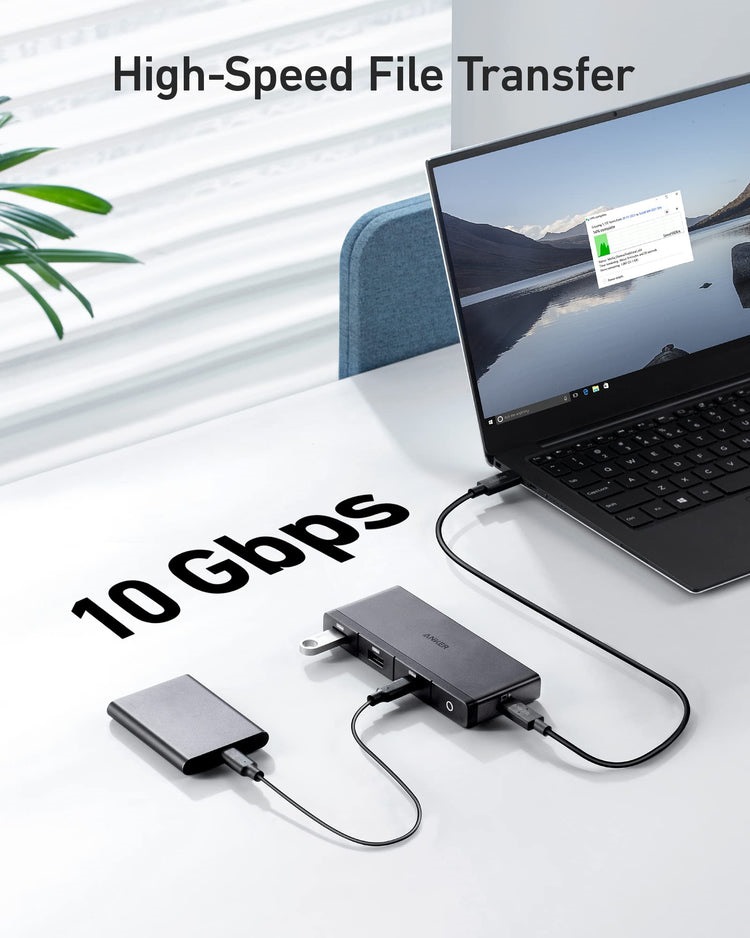 Anker 556 USB-C Hub ((8-in-1, USB4) Hubs and Docks 黒 | OV475057N0