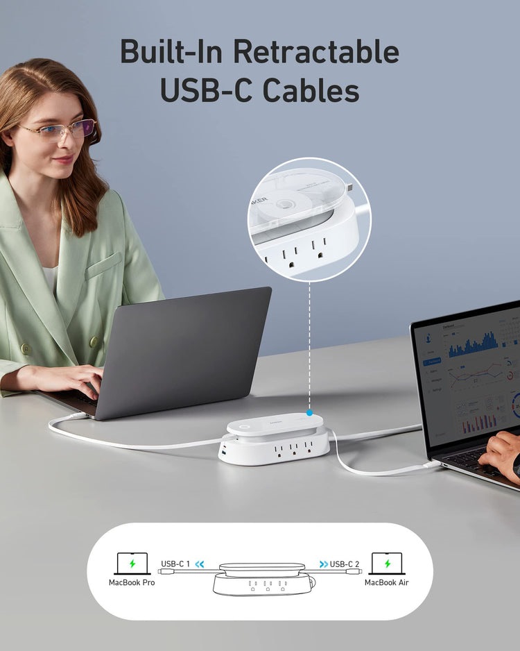 Anker 647 Charging Station ((10-in-1) AC Power 白 | SP873317E1