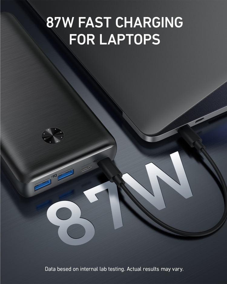 Anker 747 Power Bank ((PowerCore 26K for Laptop) パワーバンク 黒 | MH374617G0