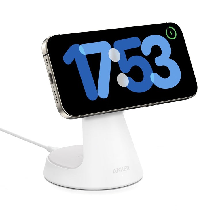 Anker MagGo Wireless Charger ((2-in-1, Dock Stand) ワイヤレス充電器 白 | KS268906N0
